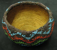 beaded bowl